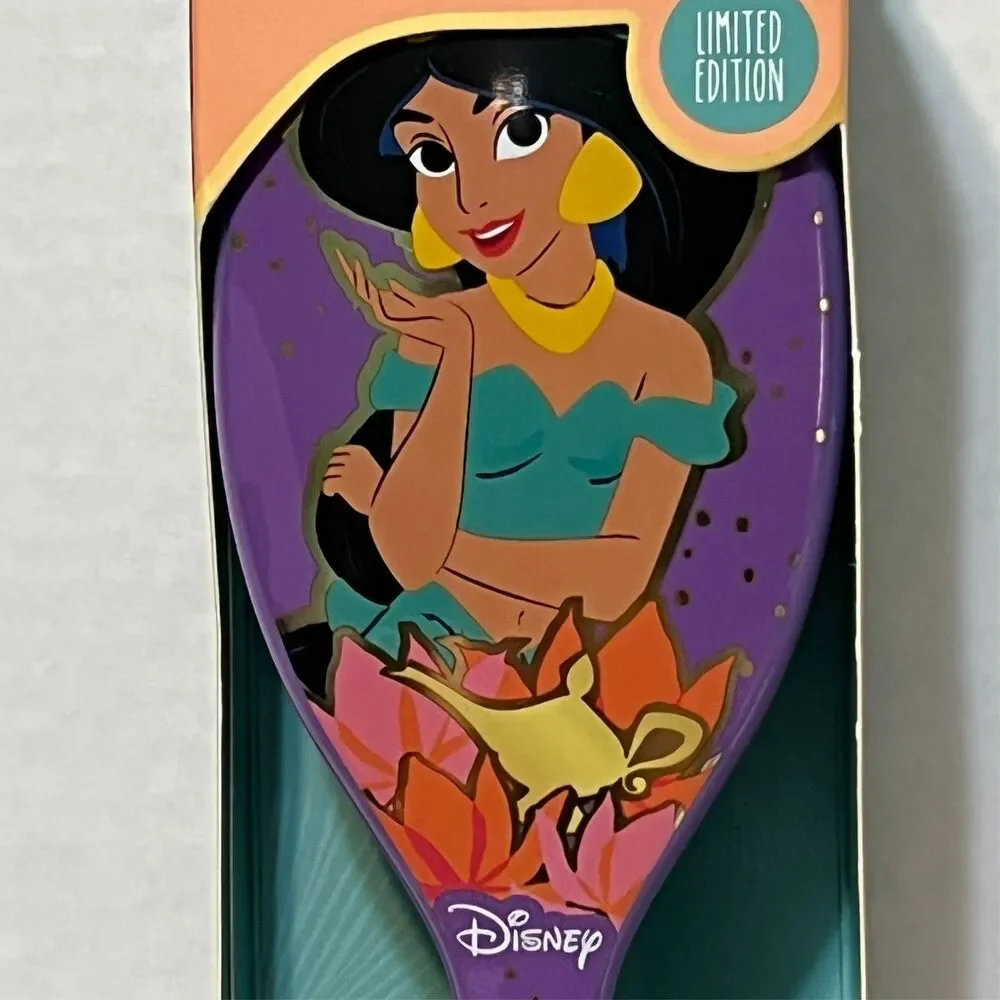 Disney Wet Brush Pro Princess Jasmine Ltd Edit Pro Detangler Hairbrush Aladdin